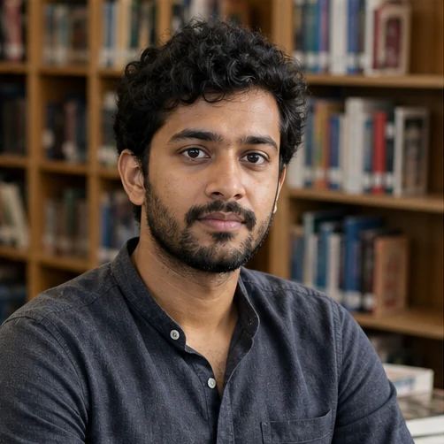 Illustrative portrait of an Indian academy learner