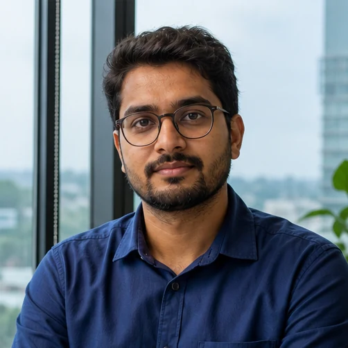 Illustrative portrait of an Indian market learner